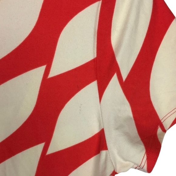 LULAROE Classic Shirt Short Sleeve Hi Lo Hem Loose Fit Leggings Material Size XS - Picture 12 of 14